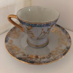 Vintage Richard Japan Demitasse Footed Cup and saucer